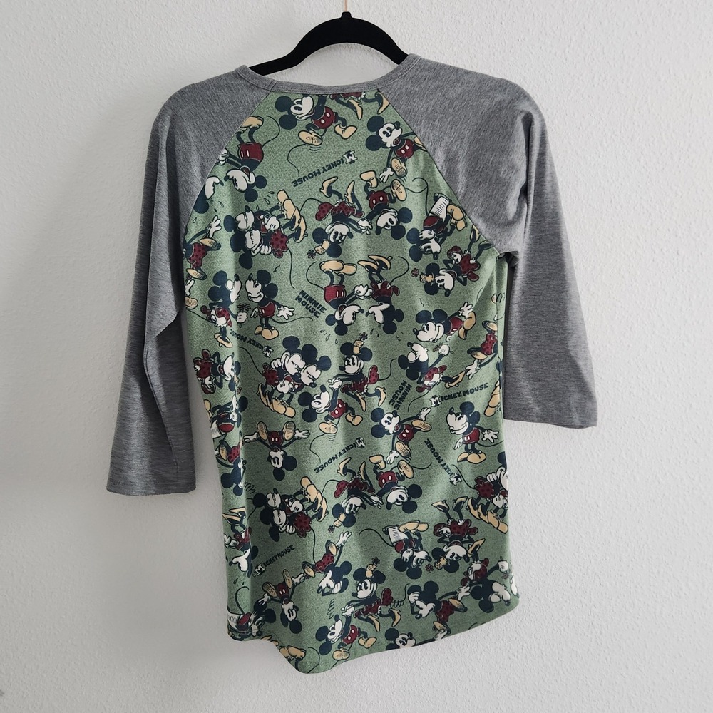 Disney Mickey Minnie Mouse Randy quarter Sleeve Top size XS - Picture 2 of 7
